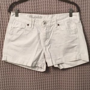 Madewell White Denim Shorts size 29